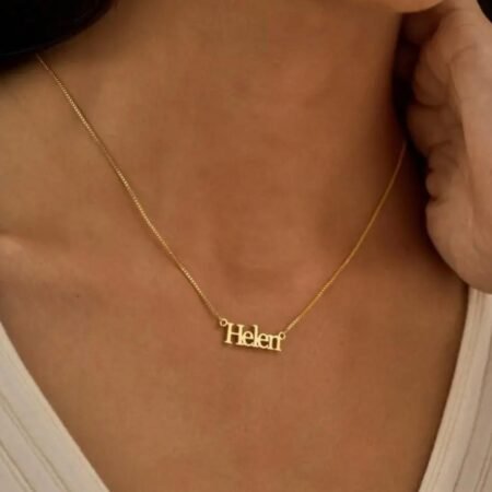 Classic Minimal Name Pendant