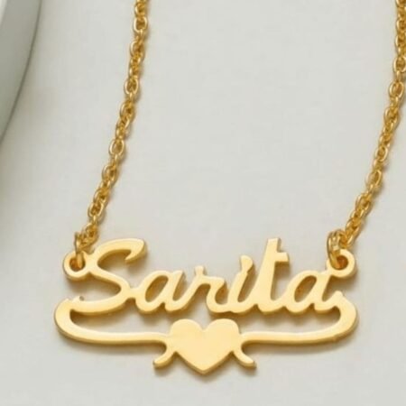 Smooth Modern Heart Accent Pendant