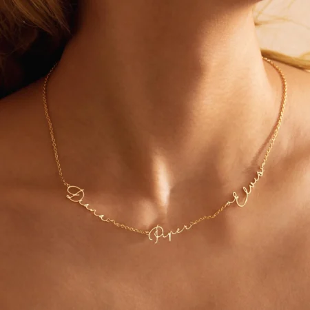 Personalized Multi Name Necklace, Custom Family Necklace